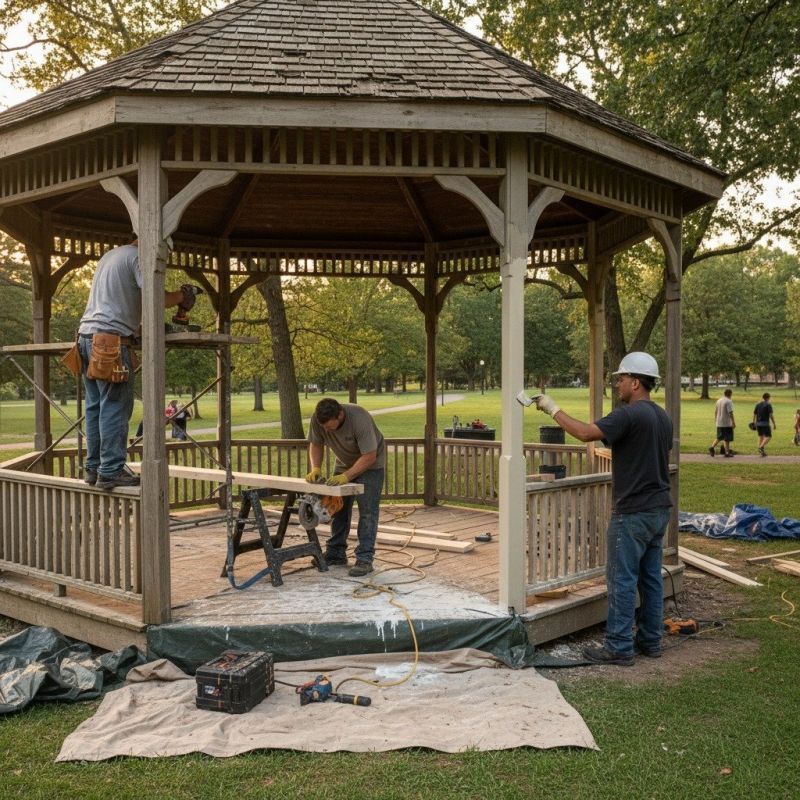 Weather Damage Repairs For Gazebos